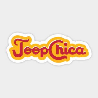 Jeep Chica Girl Sticker